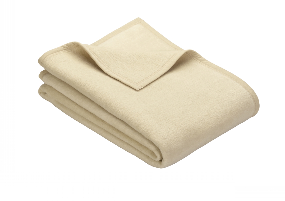 Uni-Decke Porto PORTO in Beige Ibena Uni-Decke PORTO 180x220cm in Farbe creme