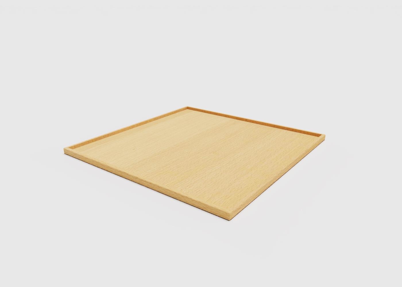 Roomio Holztablett NO. 4130 in Eiche NB natur matt lackiert