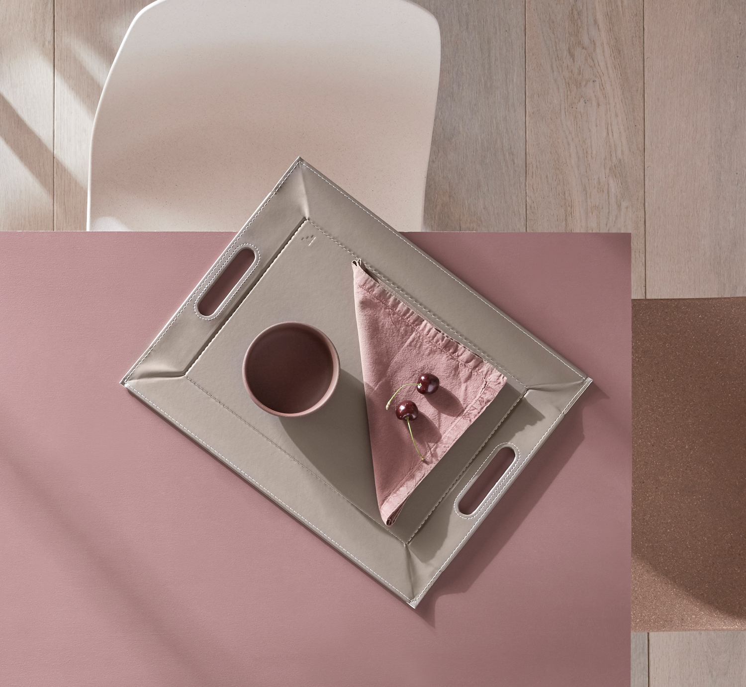 Profino DUO - Wendetablett, Weiss/Taupe, klein Profino DUO - Wendetablett, Weiss/Taupe, klein