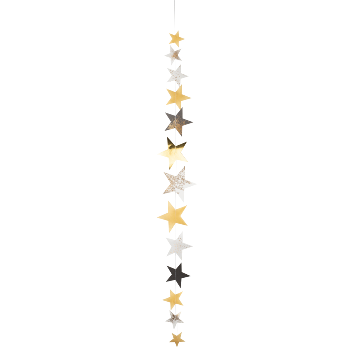 Räder Taumelnde Sternenkette  , Girlande, Sterne, Dekoration, Gold, Silber