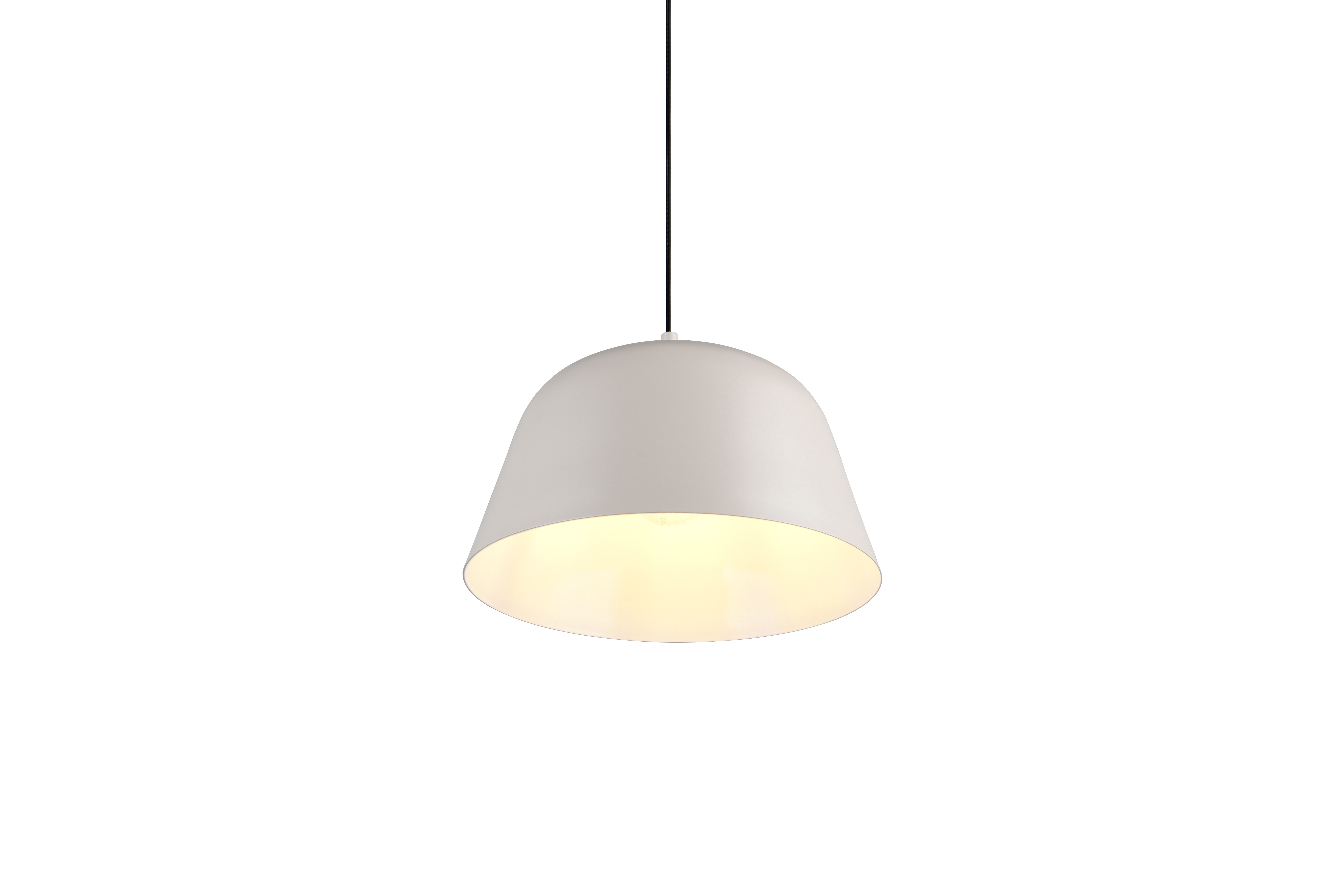 Reality Leuchten Pendelleuchte TOVA in warm grey, Metall warm grey, Lampe, Leuchte