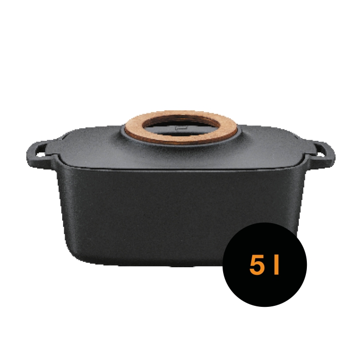 Fiskars Topf oval NORDEN 5Ltr. aus Gusseisen