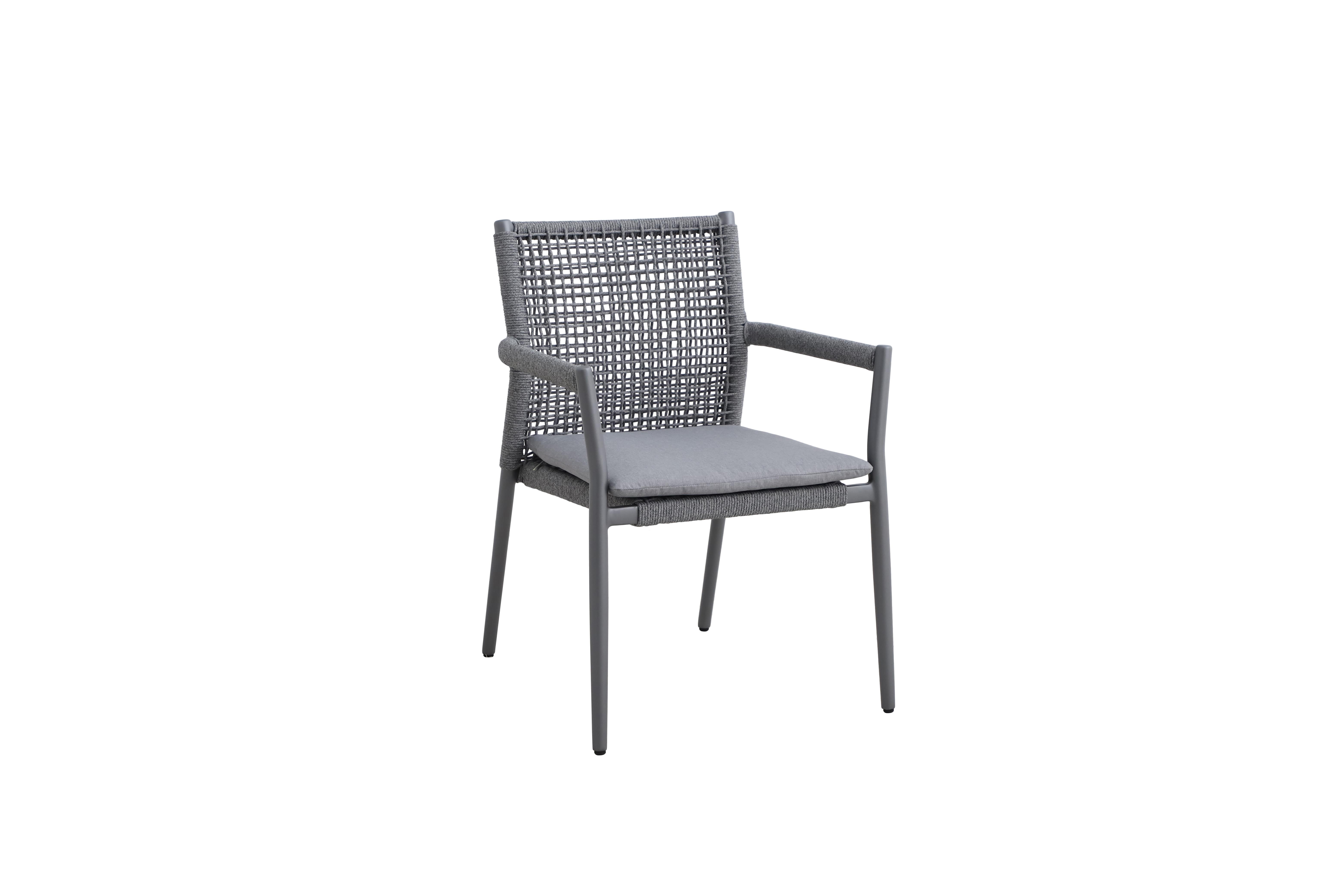 MWH Dining Sessel ROPERO in Farbe Rope mattgrau MWH Dining Sessel ROPERO in Farbe Rope mattgrau, Moebel, Stuhl, Sessel