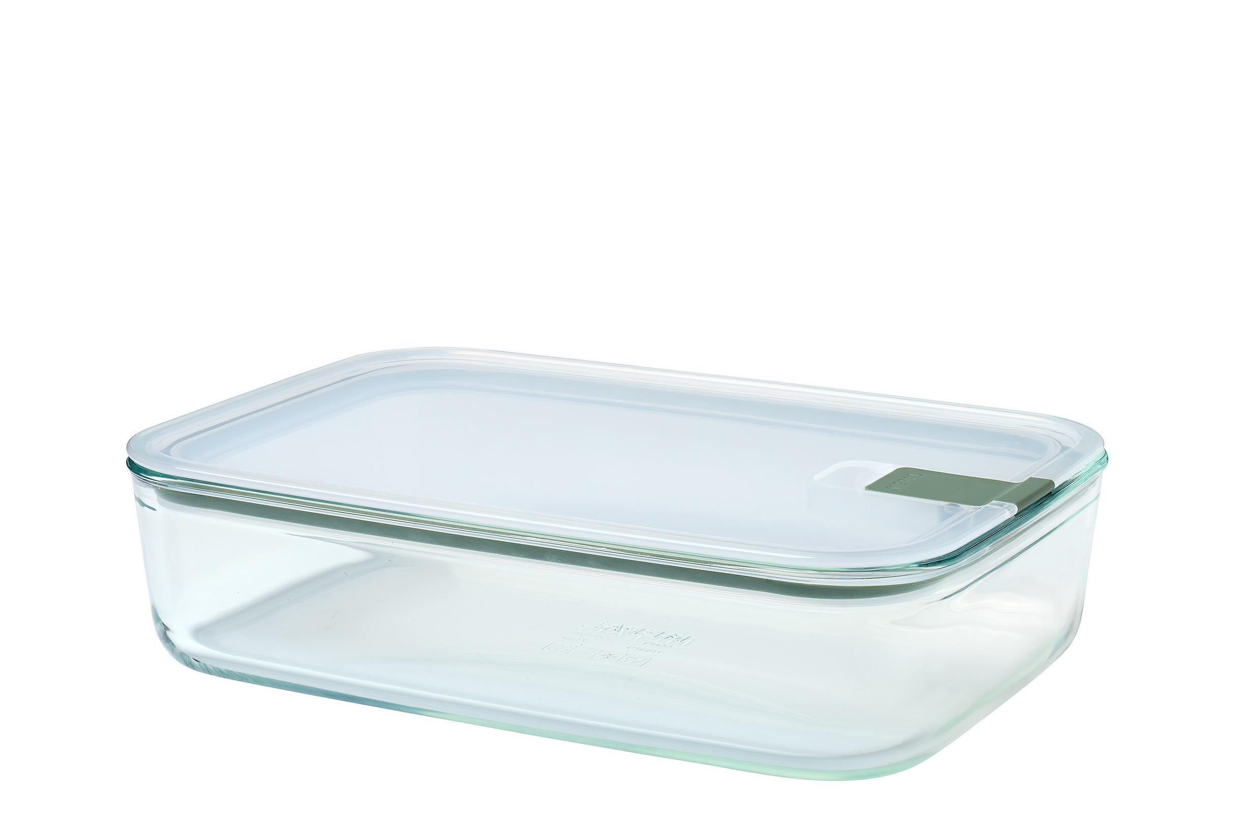 Mepal Frischhaltedose Easyclip 2250ml in Grün Frischhaltedose Easyclip2250ml, Glasbehälter, Auflaufform, Glasbehälter, Glasaufbewahrung, mikrowellengeeignet
