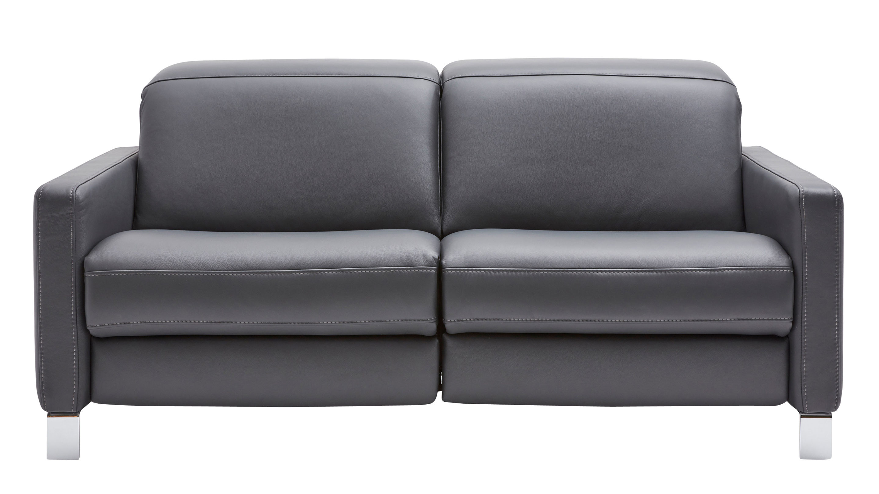 Interliving Sofa 2,5-sitzig IL 4054 in Leder Credo anthrazit, Couch, Mobiliar, Kissen, Stuhl, Sessel