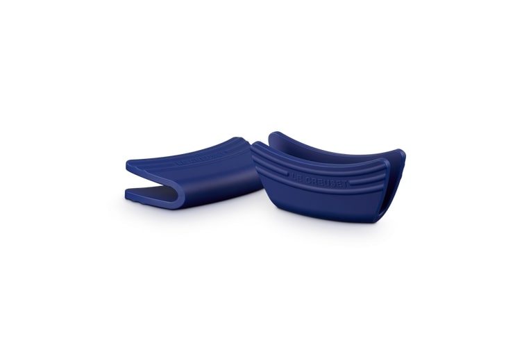 Le Creuset Silikon-Griffschutz 2er-Set in Farbe Azure Le Creuset Silikon-Griffschutz Azure 2er-Set