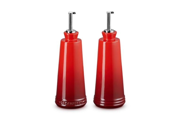 Le Creuset Essig- und Ölset Kirschrot