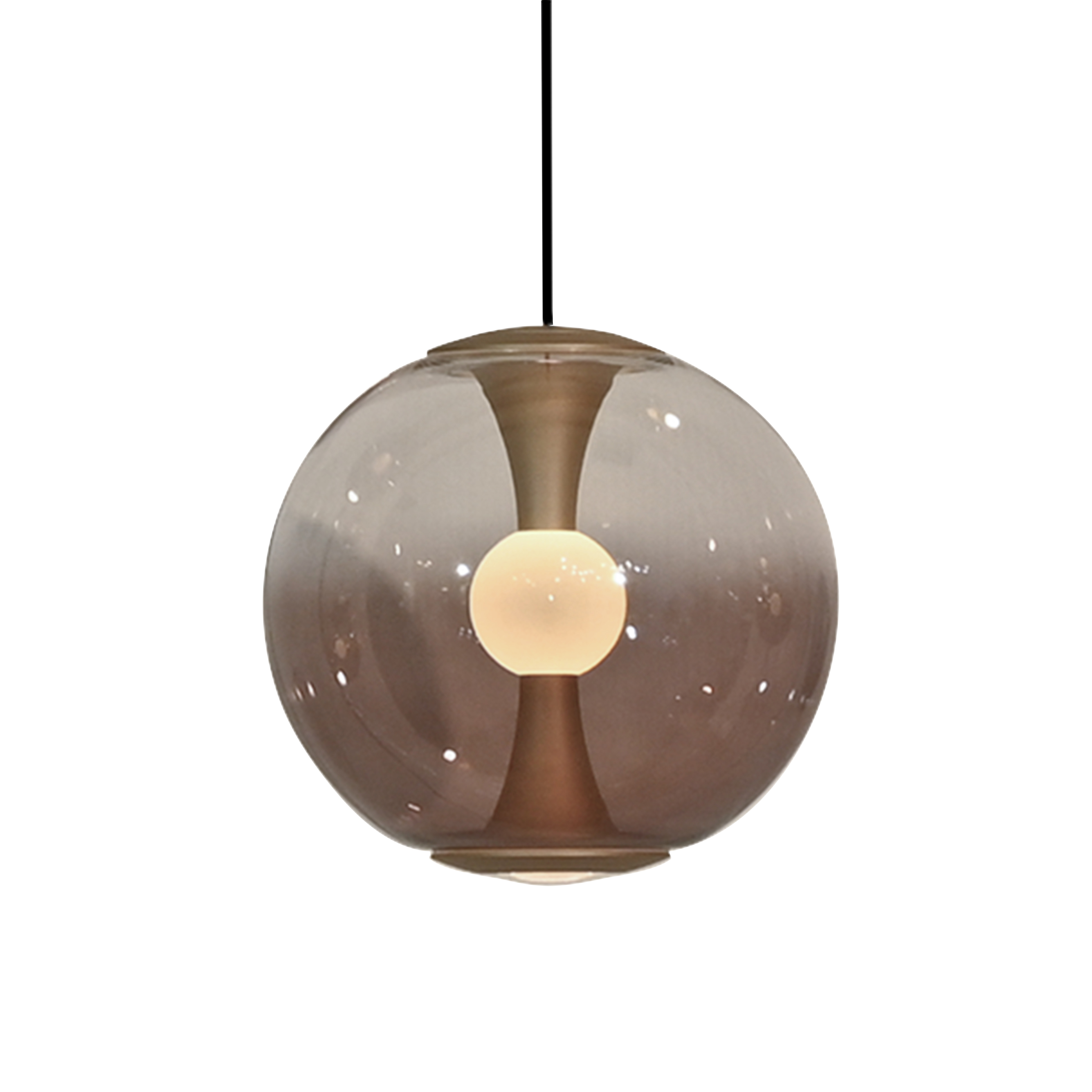Paul Neuhaus LED-Pendelleuchte Base PURE BASE-GLOW 1-flammig in Farbe bronce Paul Neuhaus LED-Pendelleuchte Base PURE BASE-GLOW 1-flammig in Farbe bronce, Pendelleuchte, Glaskugel, Schirmlampe, E27, Bronze