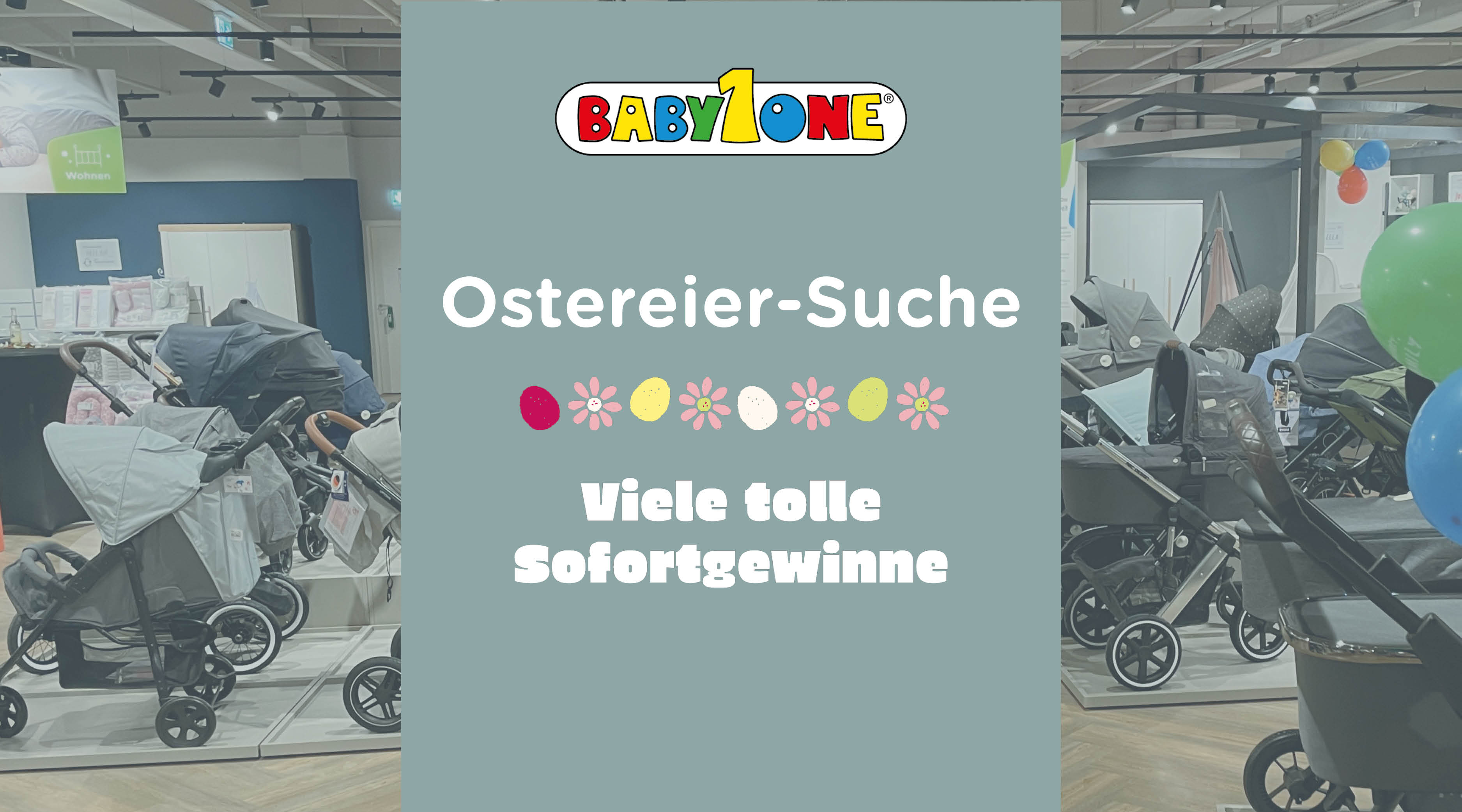 🐣 Ostereier-Suche bei BabyOne baby stroller, Kinderwagen, Kinderwagen Pram, Kinderwagensystem, baby mobility