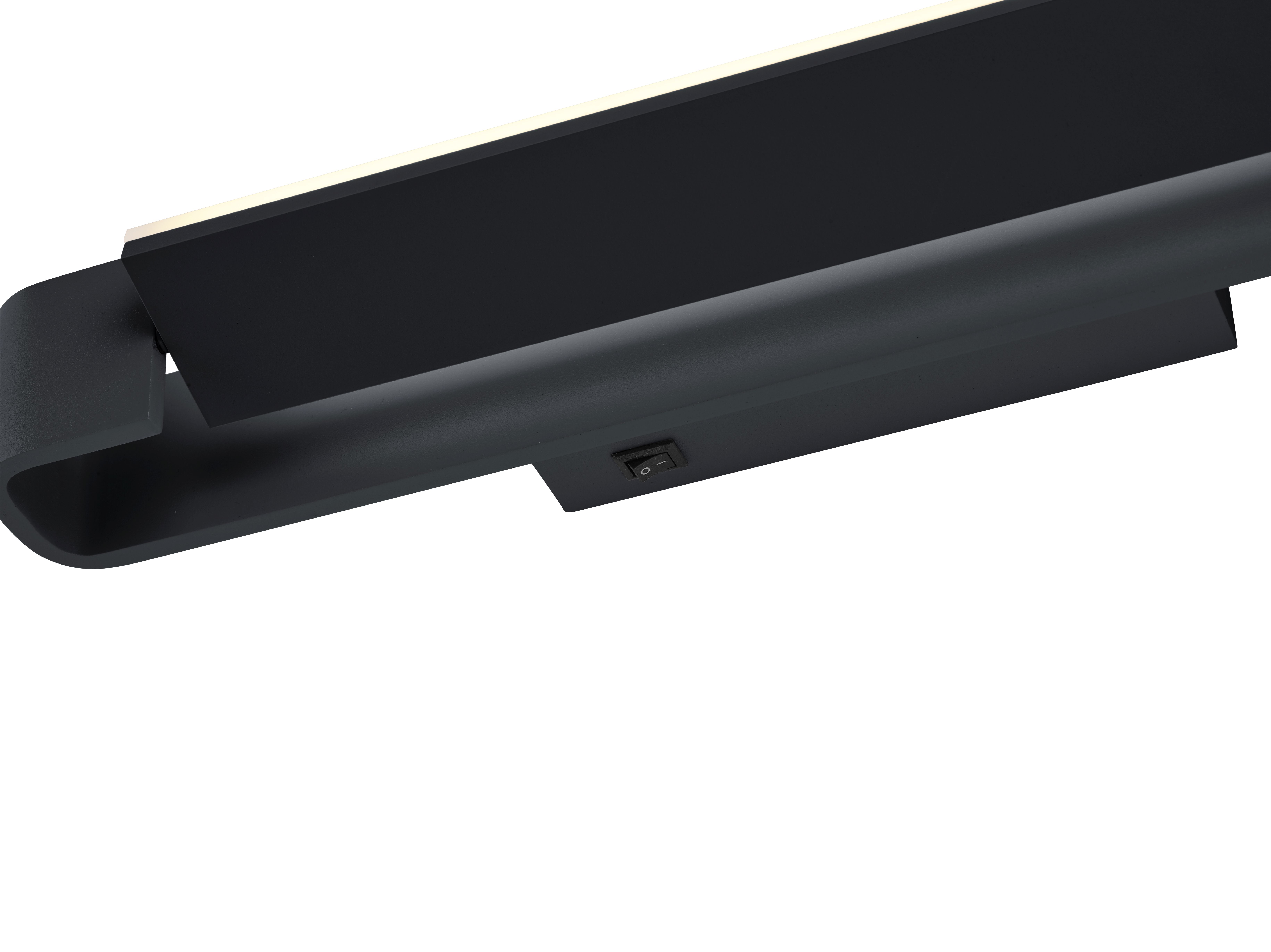 B-Leuchten LED-Wandleuchte in schwarz