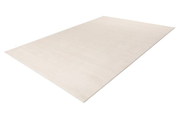 Webteppich TROPEZ ca. 160x230cm in Farbe ivory, Teppich, Flachgewebe, Beige, Rahmenlos, großer Teppich