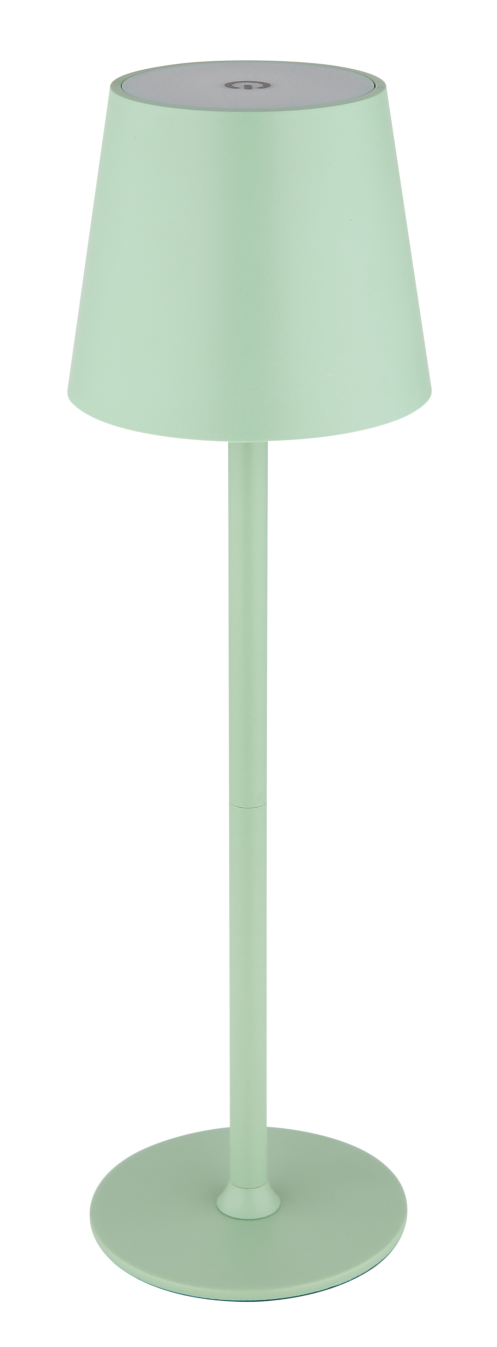 Globo LED-Tischleuchte VANNIE ca. H36 cm, D10,6 cm in blassgrün /Metall