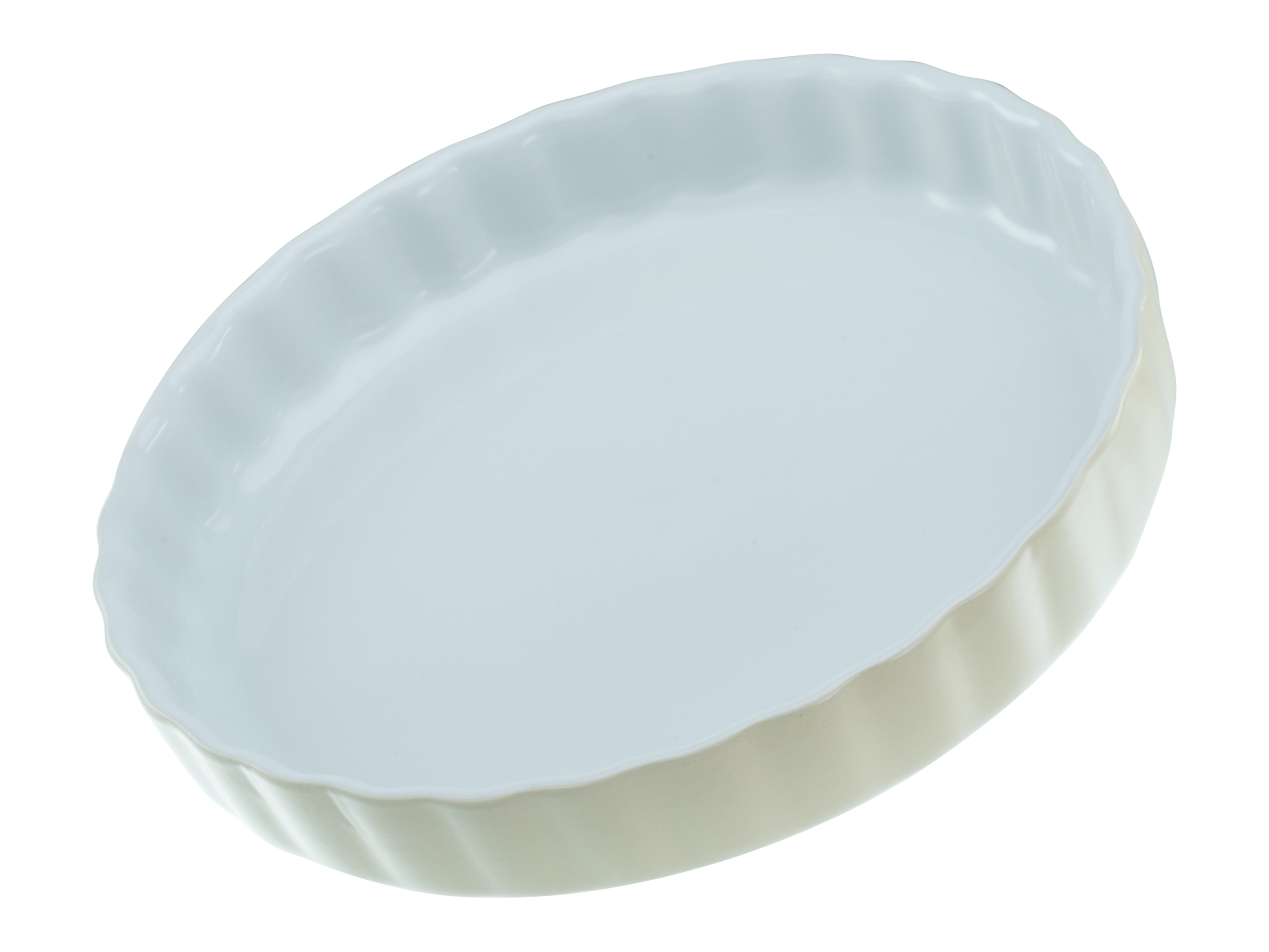 CreaTable Tortenform Pastell Kitchen in Farbe creme glänzend CreaTable Tortenform Pastell Kitchen in Farbe creme glänzend, auflaufform, backform, porzellan, rund, weiß