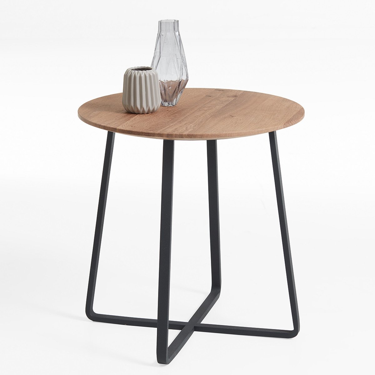SCHÖNER WOHNEN-Kollektion Couchtisch D45 cm YORIS in Kerneiche Umato gebürstet