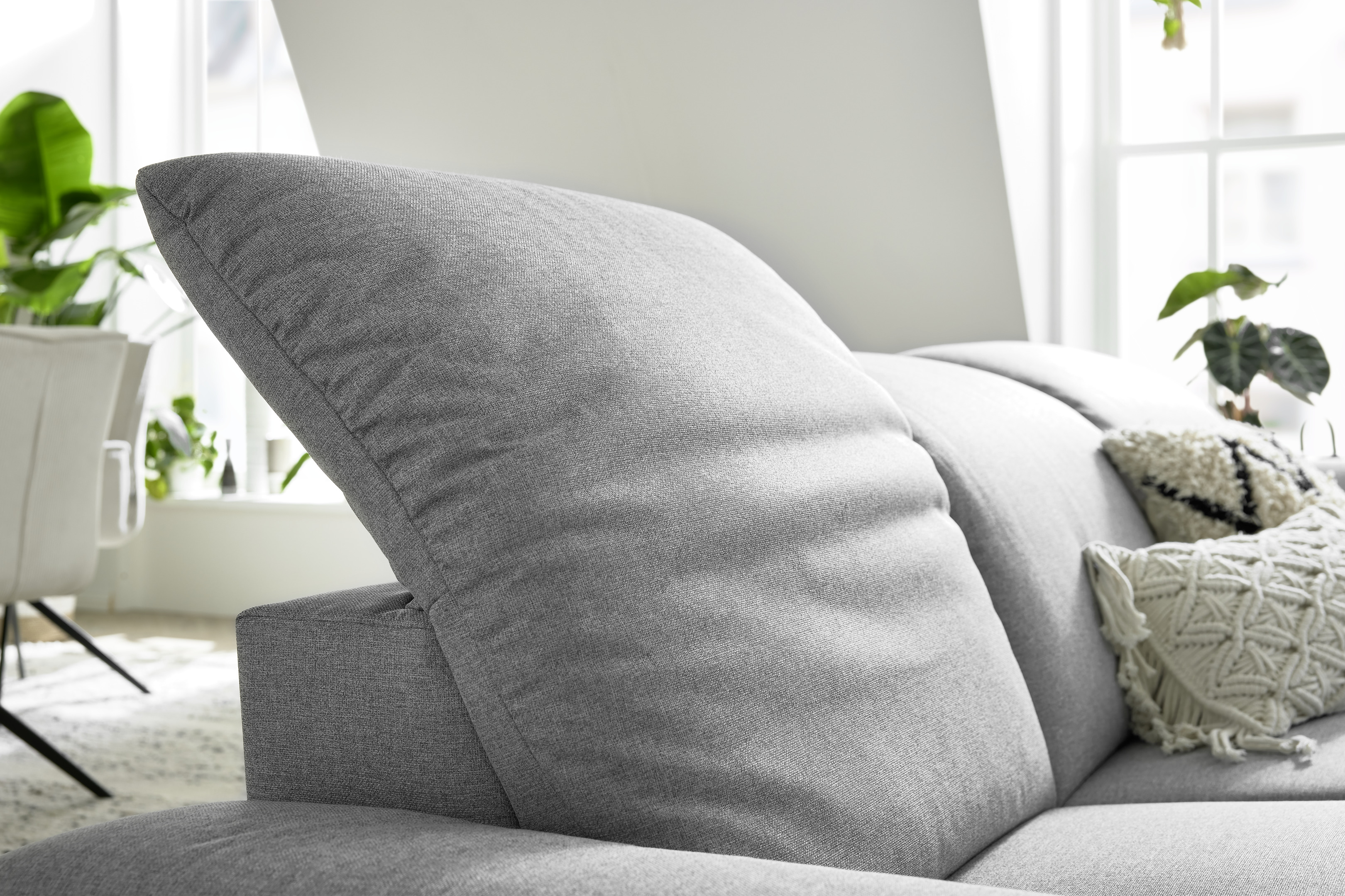 Musterring Polsterecke MR 370 ca. 280x180cm in Stoff Melrose platin Musterring Polsterecke MR 370 ca. 280x180cm in Stoff Melrose platin
