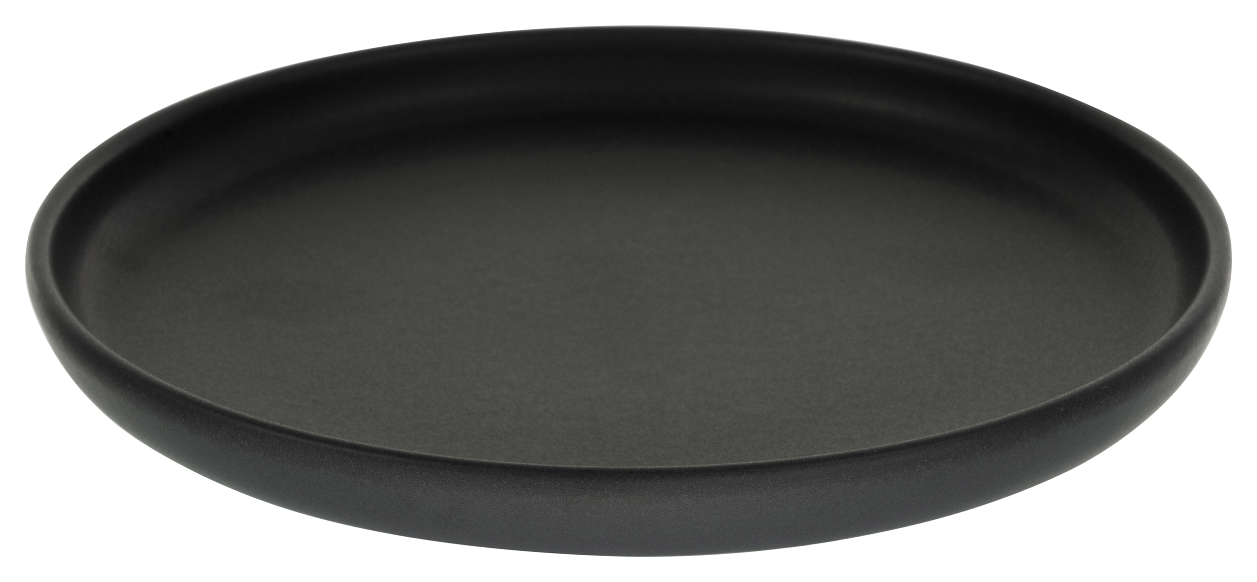 CreaTable Dessertteller Uno in Farbe Schwarz matt