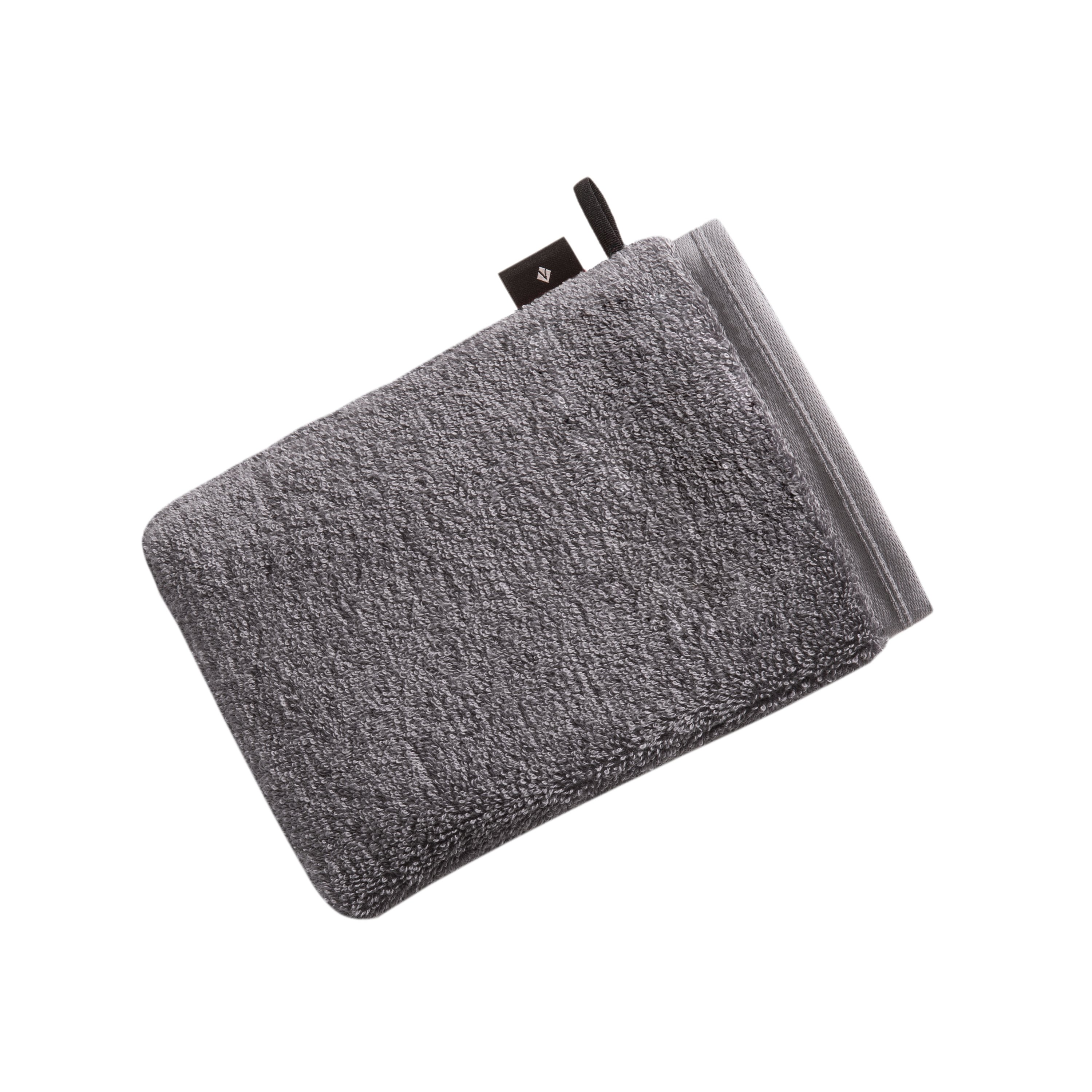 Vossen Waschhandschuh Vegan Life ca. 16x22cm in Farbe dunkelgrau Vossen Waschhandschuh Vegan Life ca. 16x22cm in Farbe dunkelgrau