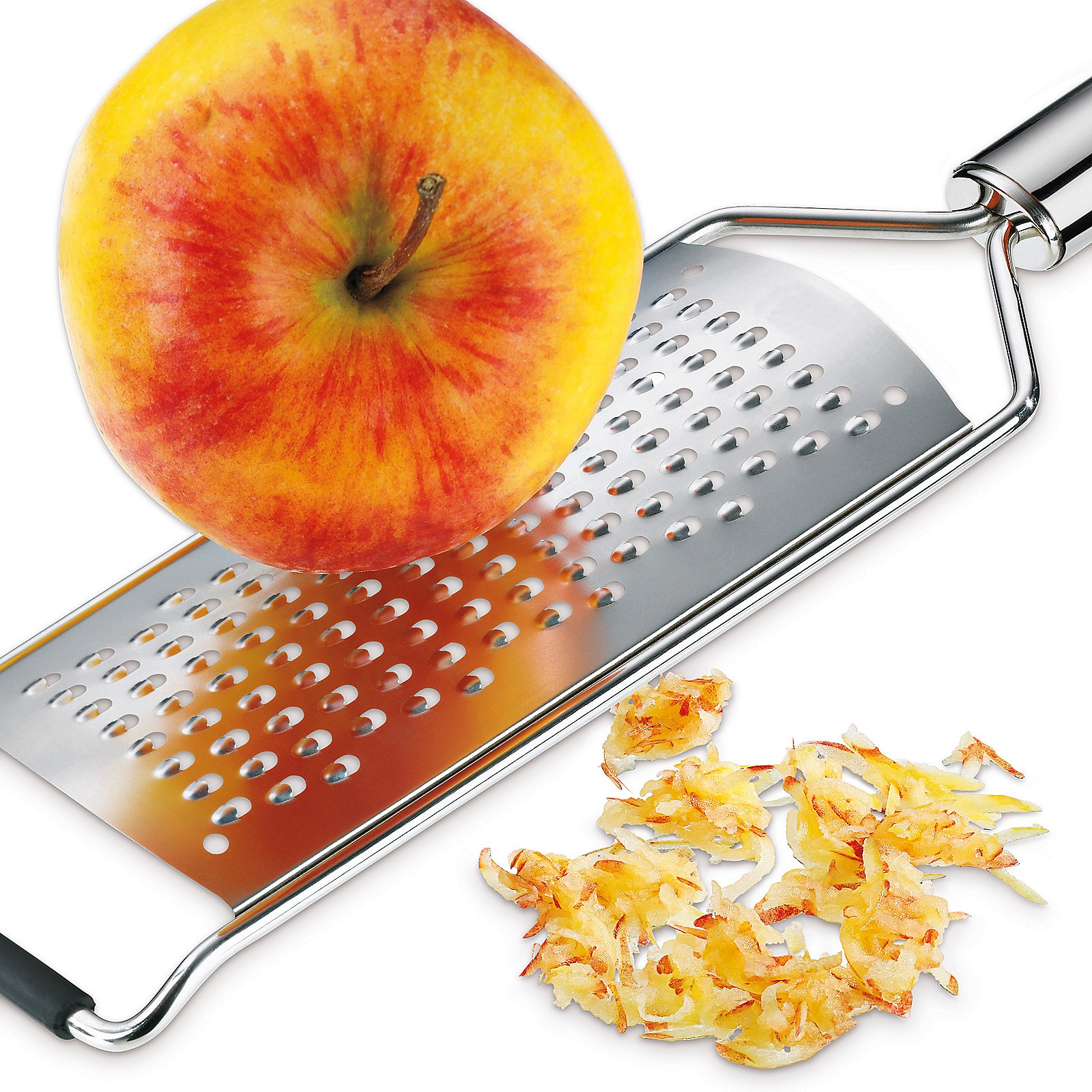 Kela Raspel fein Rondo RONDO in Silber Glänzend, Apple, Obst, Pflanze, Produzieren, Küchenutensilien
