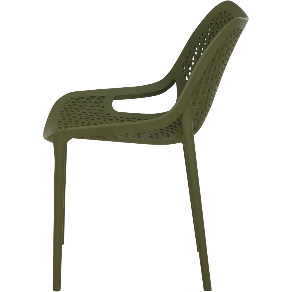 Gautzsch Stapelsessel DISTRICT in Farbe olive