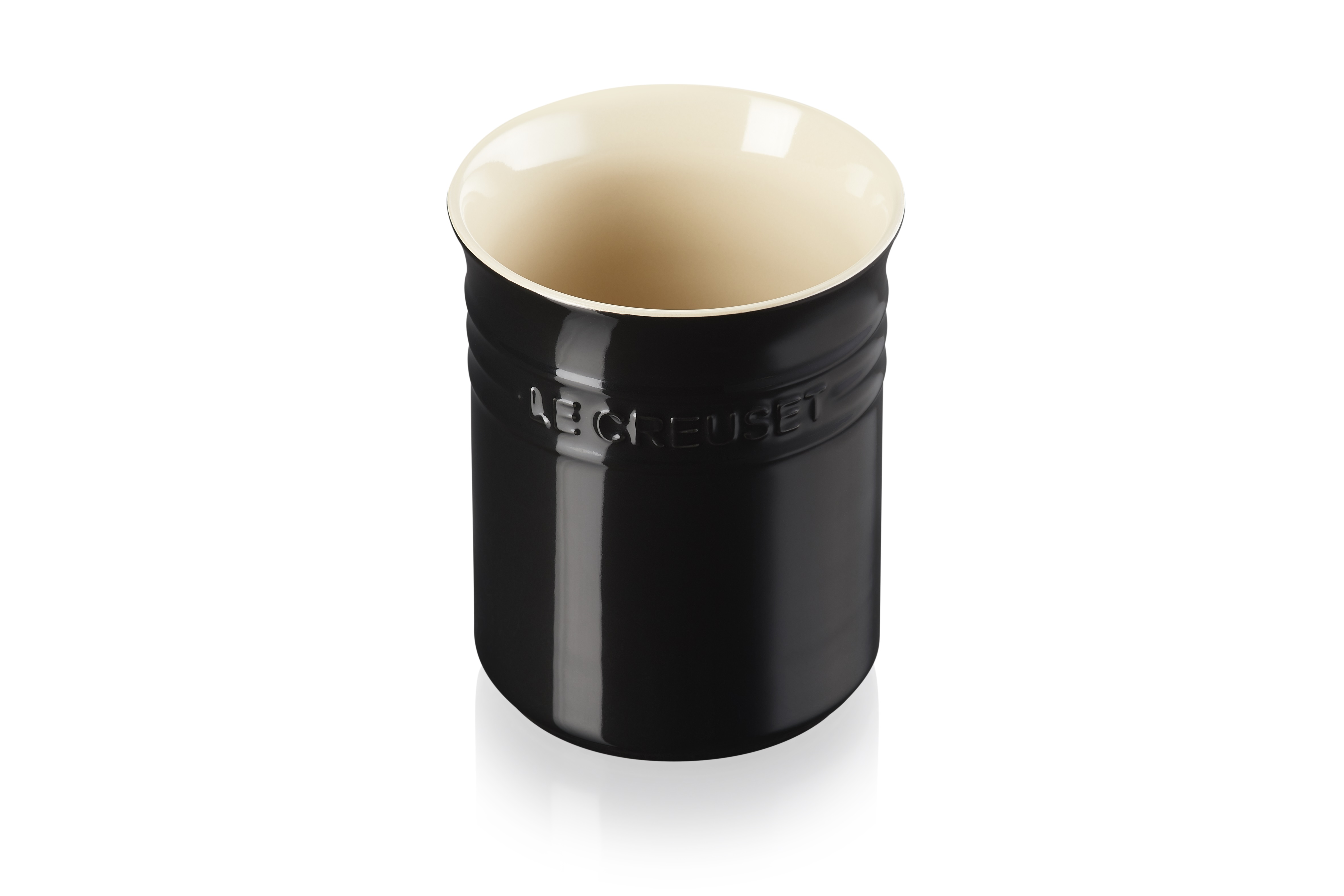 Le Creuset Topf Für Kochkellen Schwarz Glänzend Le Creuset Topf Für Kochkellen Schwarz Glänzend