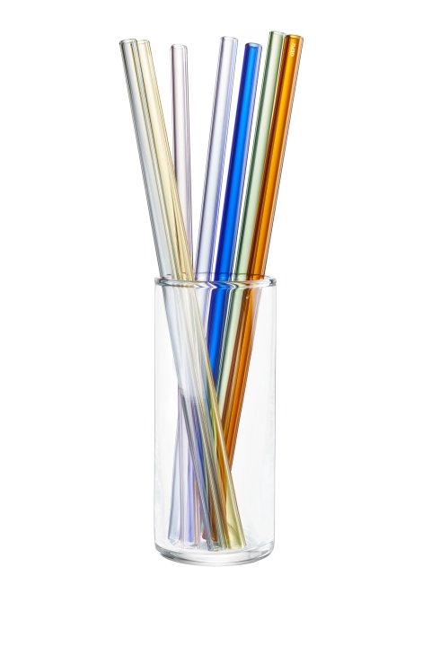Glastrinkhalm Future bunt