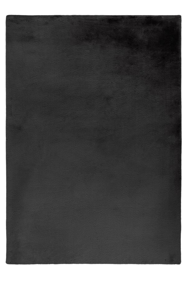 Webteppich SPIRIT ca. 120x170cm in Farbe graphite, schwarzer teppich, Teppichboden, Rückenbild, Flachgewebe, Stoffoberfläche