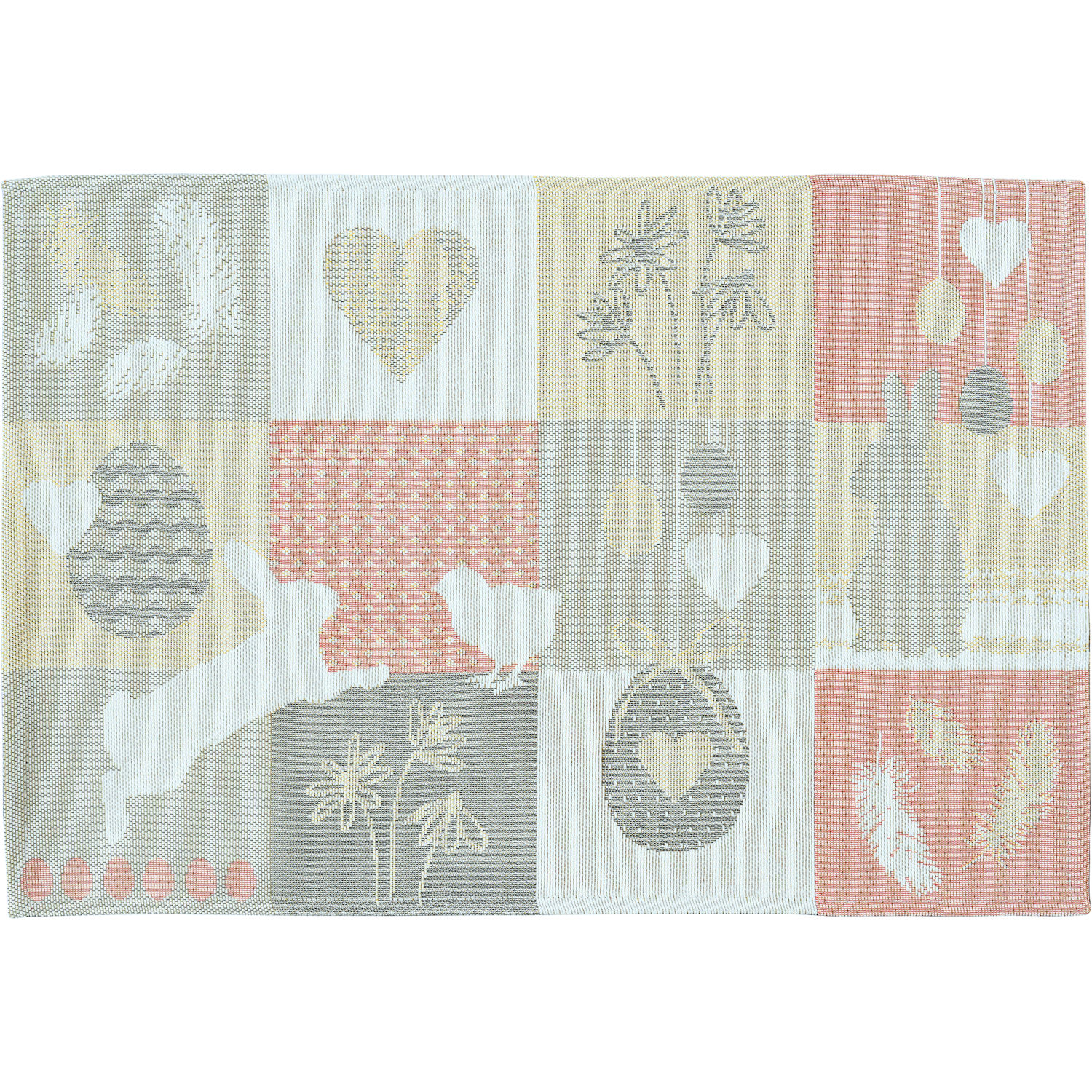 Sander Tischset HAPPY EASTER ca. 32x48cm in Farbe peony