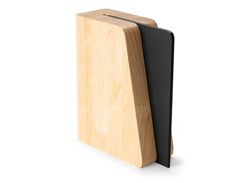 Magnetischer Messerblock in mit Duracore Schneidebrett Magnetischer Messerblock in mit Duracore Schneidebrett, Holz, Schneidbrett, Küchenutensil, naturholz, schwarze Platte