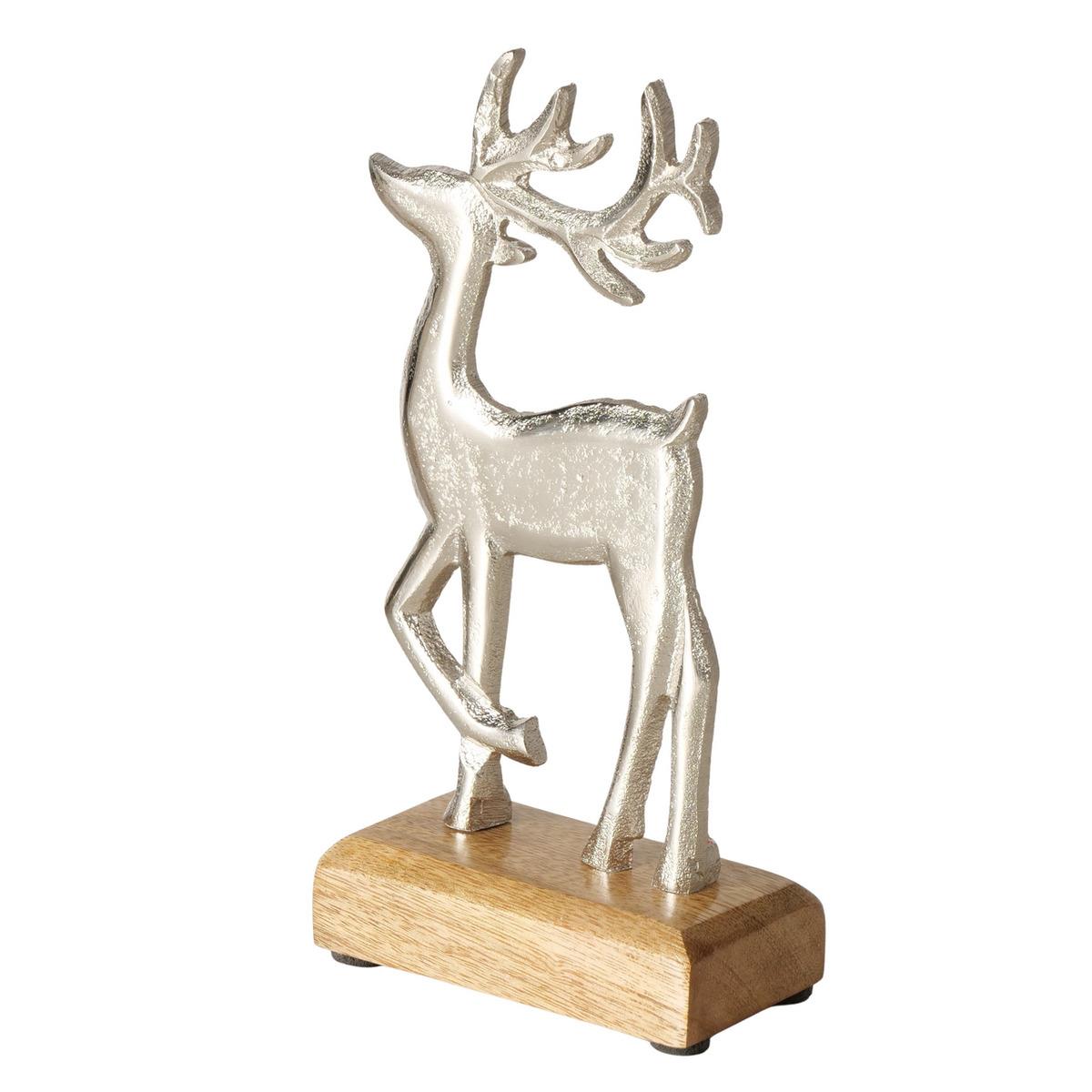 Boltze Figur ca. B5,5 H20,5 cm in 850 Silber, Figur, Hirsch, Säugetier, Tierwelt, Geweih