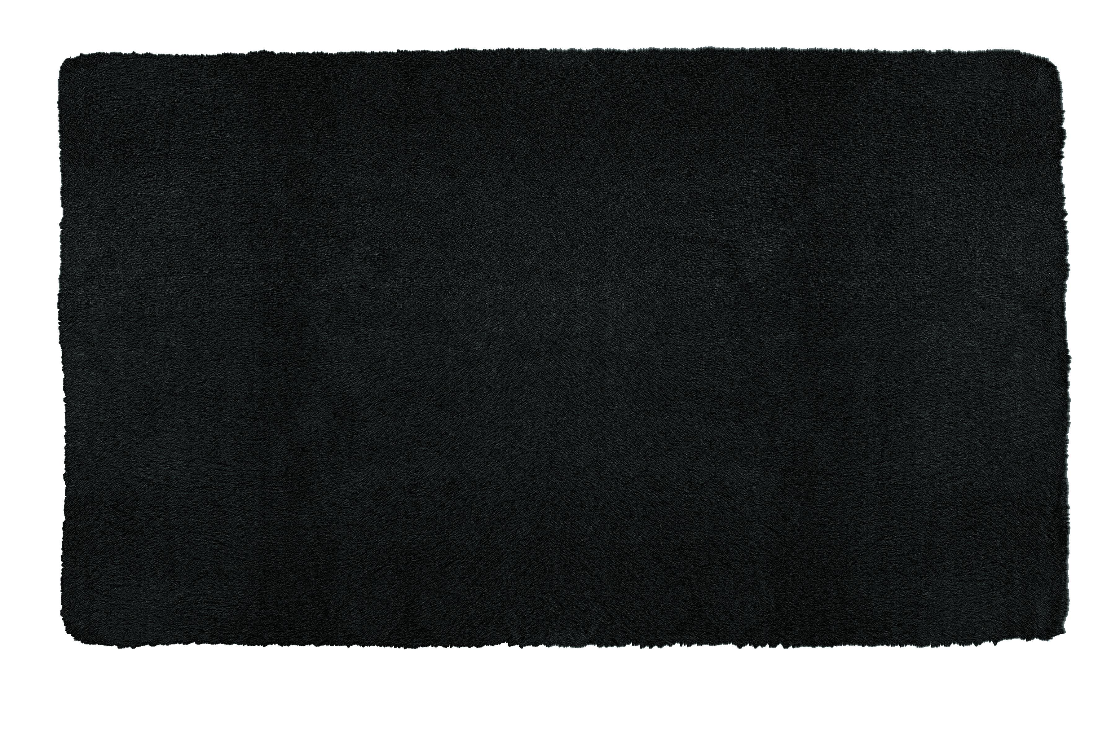 Kleine Wolke Badteppich CONY ca. 70x120cm in Farbe Schwarz