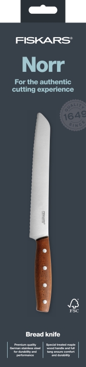 Fiskars Brotmesser NORR 21cm