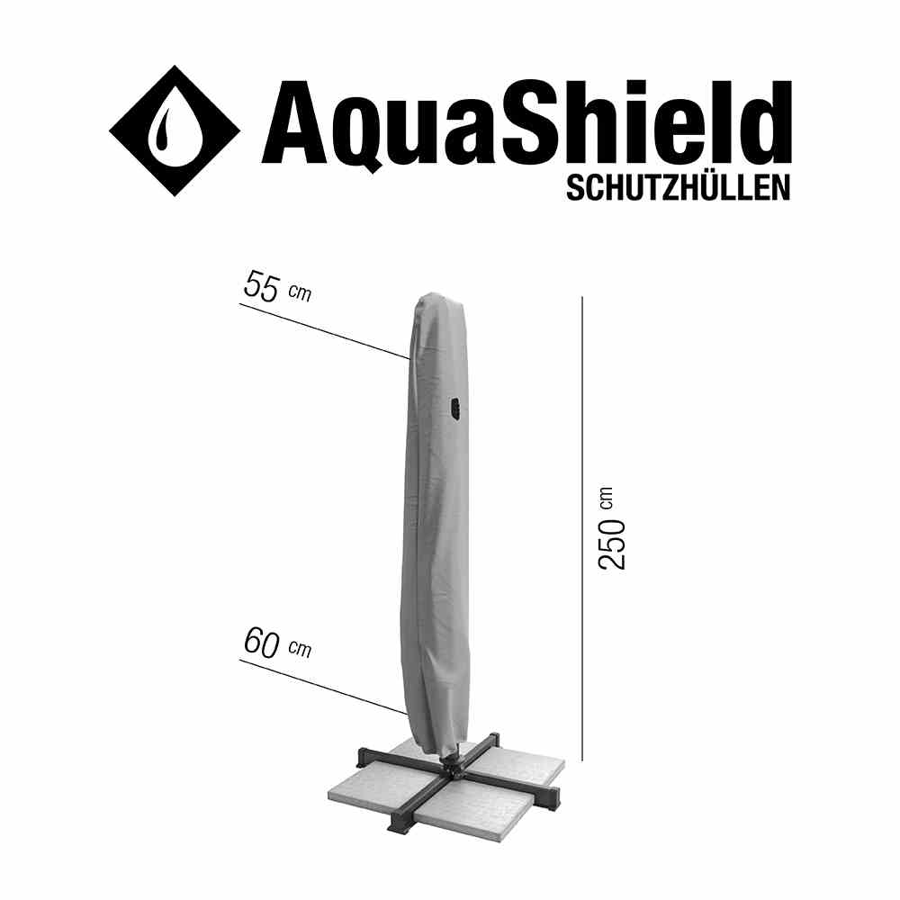 Ampelschirmhülle in für Schirme 55/60x250cm Ampelschirmhülle in für Schirme 55/60x250cm