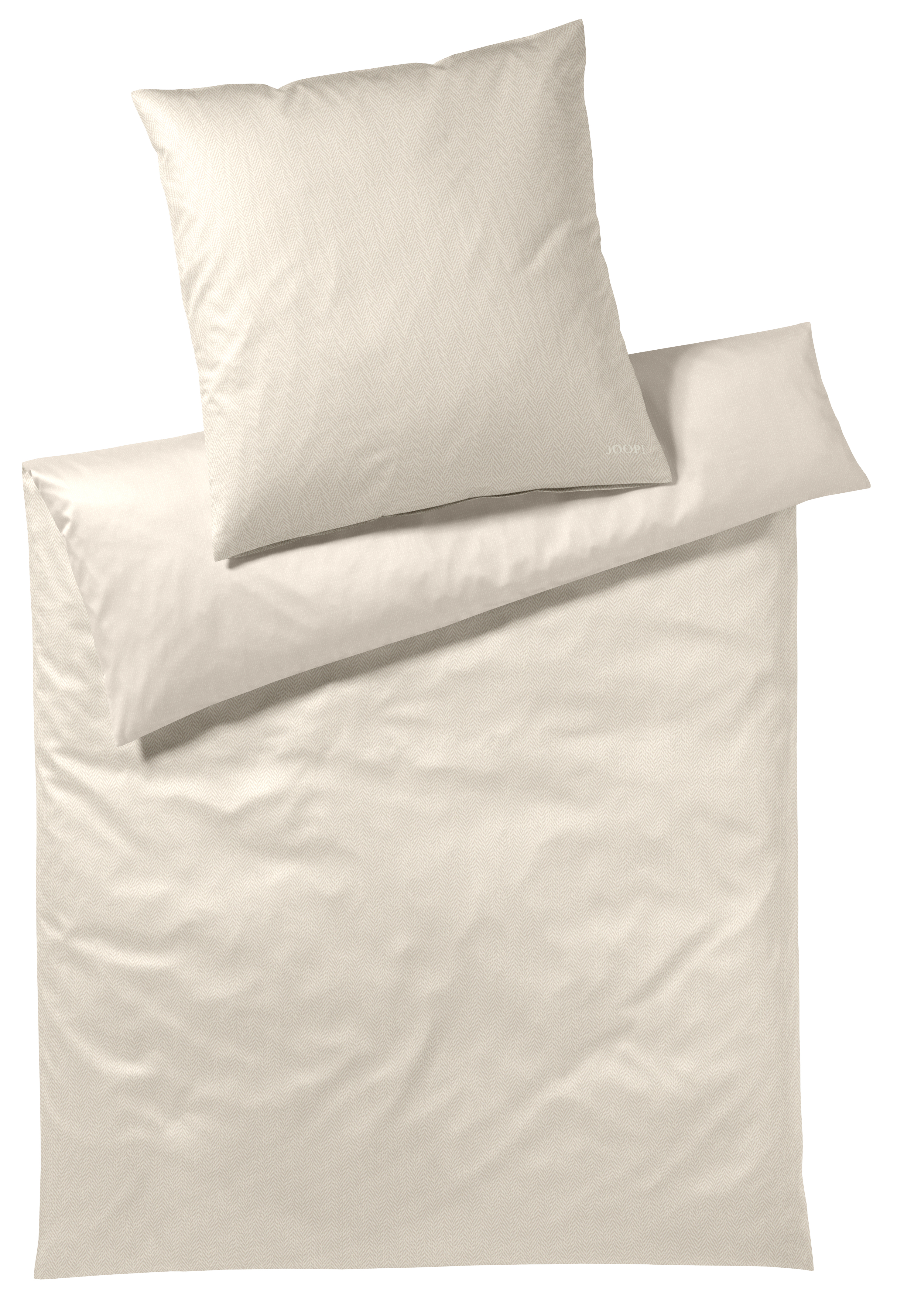 JOOP! Bettwäsche HERRINGBONE ca. 155x220cm in Farbe cream