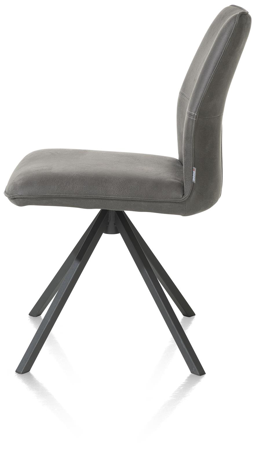 XOOON Stuhl taurus/pock/gr/ro Franky FRANKY 55470-OBL, stuhl, stuhlbeine, vierbein, geometrischer fuß, polsterstuhl