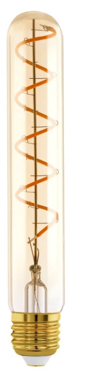 Eglo Leuchten LED-Leuchtmittel AMBER in Farbe Amber, Energiesparlampe, Glühlampe, Spiralkabel, Kerze-Optik, Filamentlampe