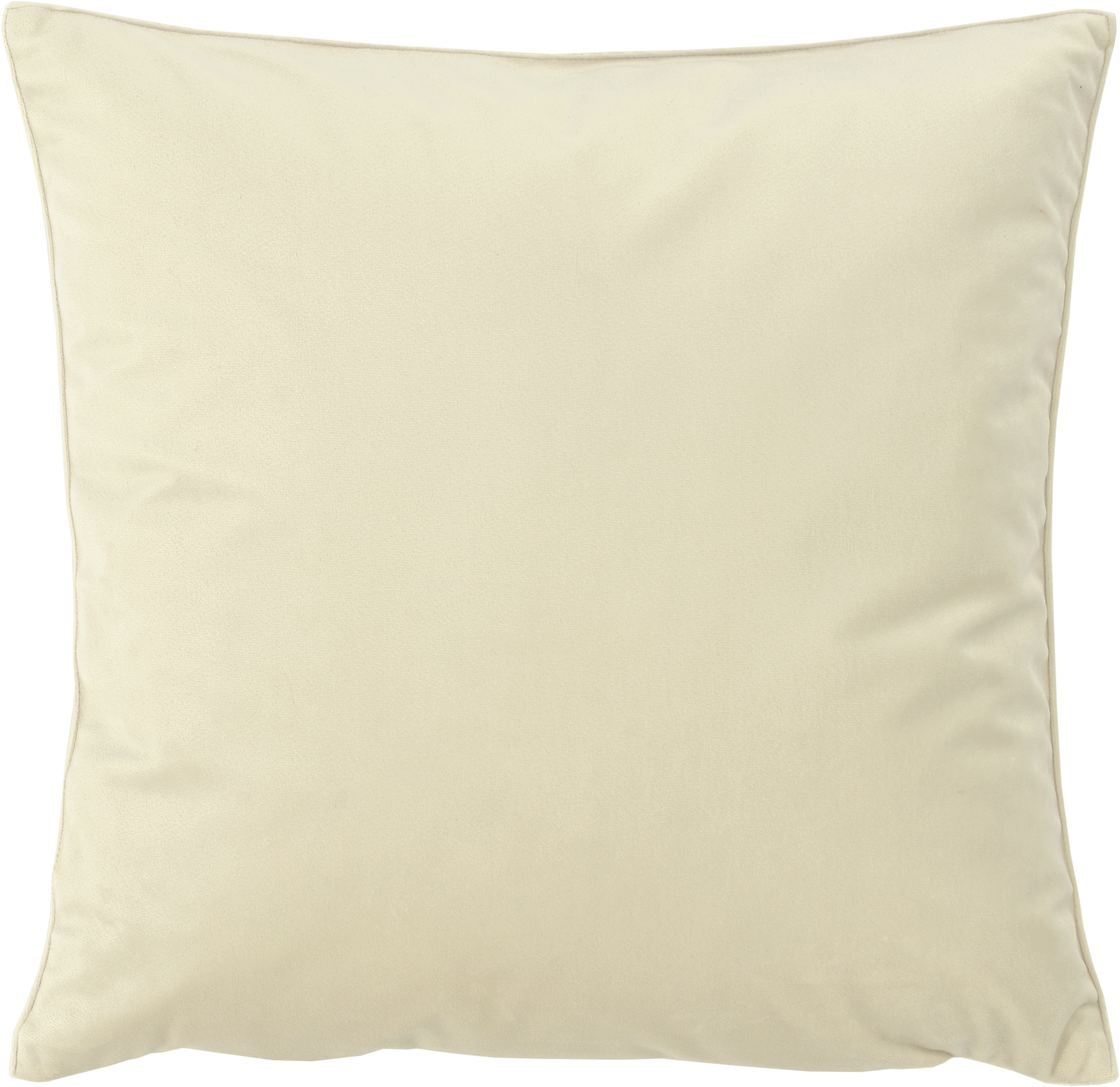 Sander Kissenhülle PRINCE ca. 40x40cm in Farbe creme, Kissenbezug, Kissen, Beige, Samt-/Baumwollstoff, Universell einsetzbar