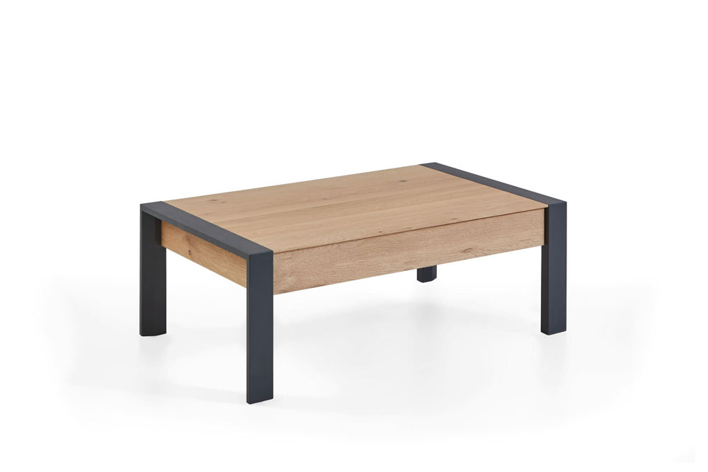 Hartmann Couchtisch ANEA ca. 121 x 75 cm, Höhe 44 cm in Kerneiche natur sandgestrahlt