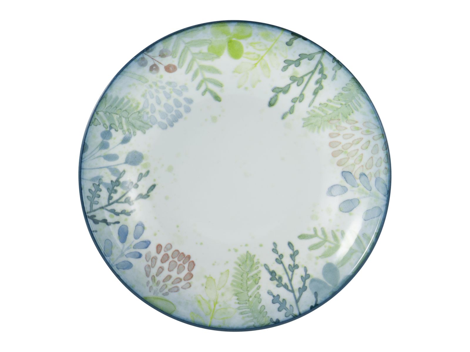 CreaTable Multifunktionsteller Vintage Nature in Farbe Flower glänzend, Porzellan, Töpferei, Mahlzeit, Teller, Gericht