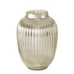 Boltze Vase Ilaya ILAYA in Glas lackiert antiksilber