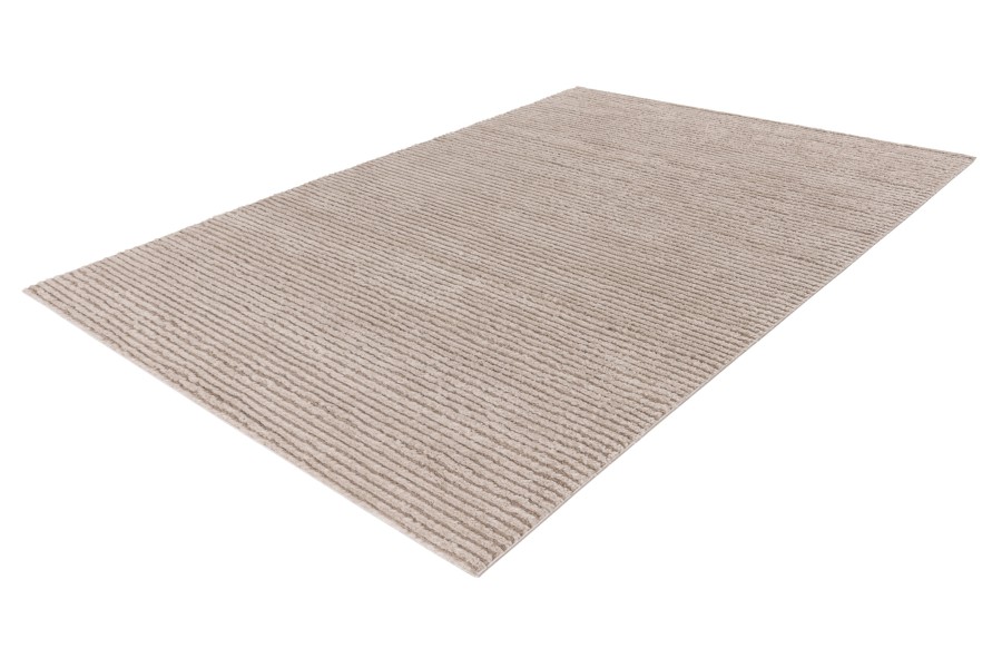 Webteppich LOTUS ca. 120x170cm in Farbe beige Webteppich LOTUS ca. 120x170cm in Farbe beige, Teppich, Läufer, Beige, Streifen, Textil
