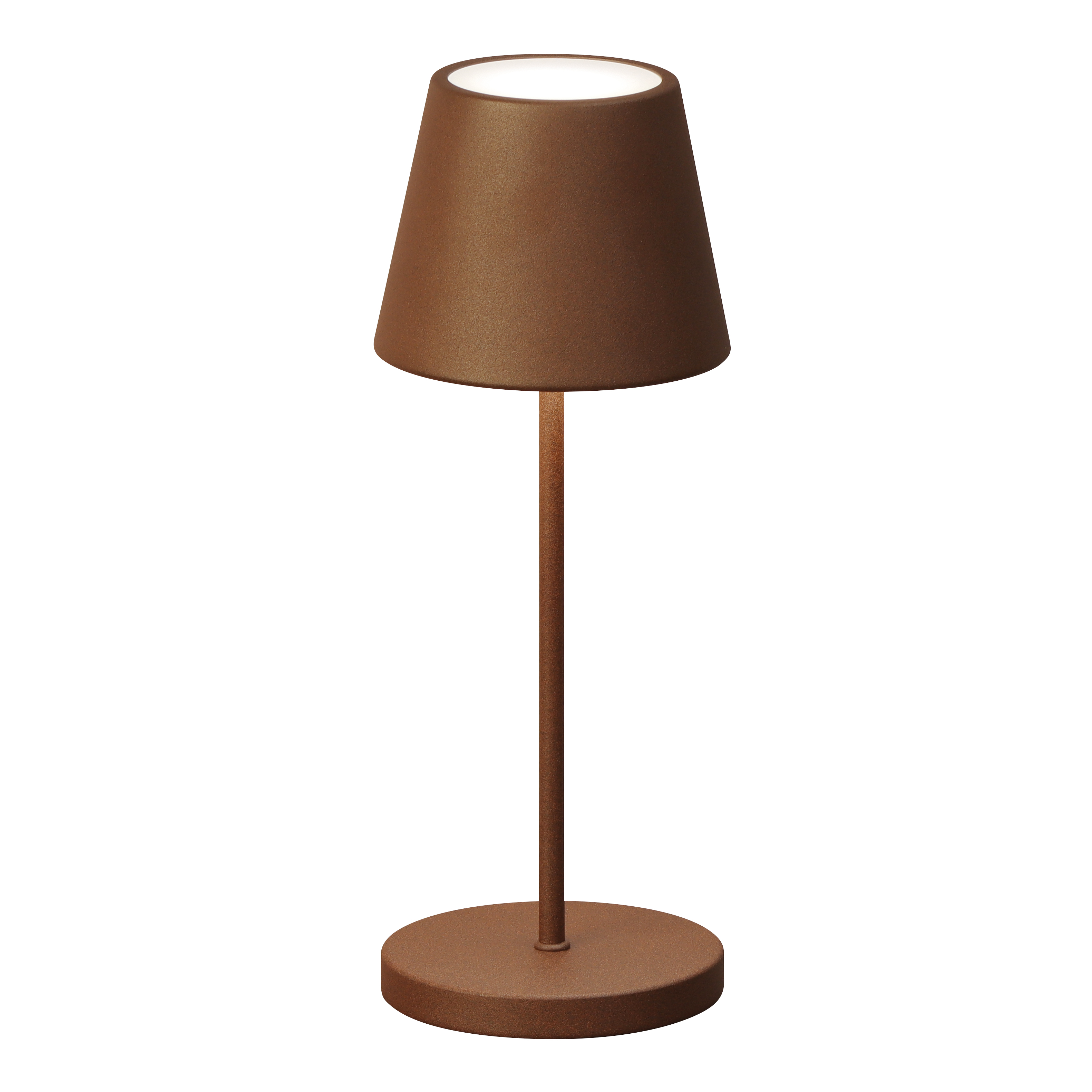 FH Lighting LED-Tischleuchte COSENZA PRO in Metall rostfbg.