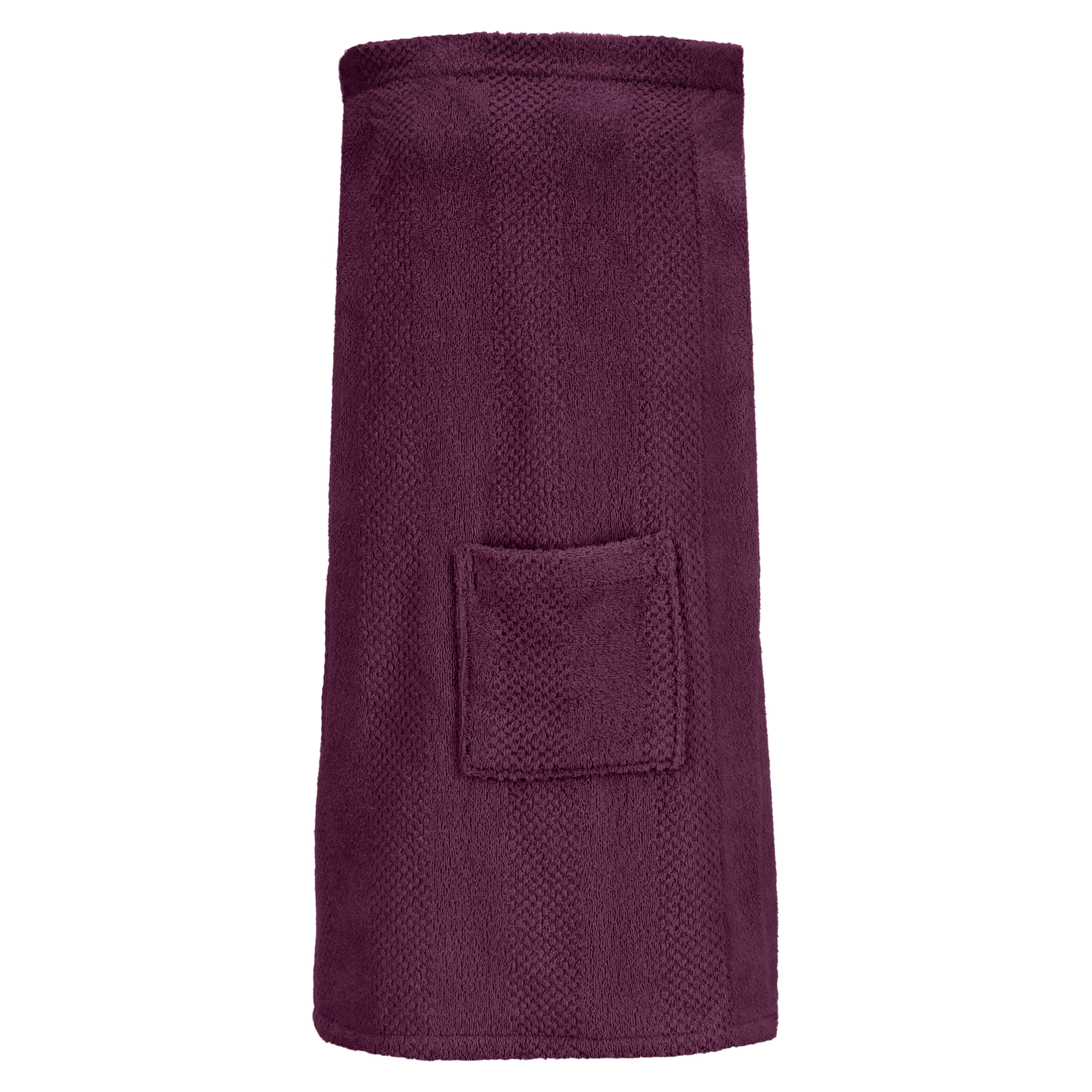 Vossen Damensaunakilt Sarina ca. one size in Farbe elderberry, handtuch, tuch, washcloth, frottee, lila