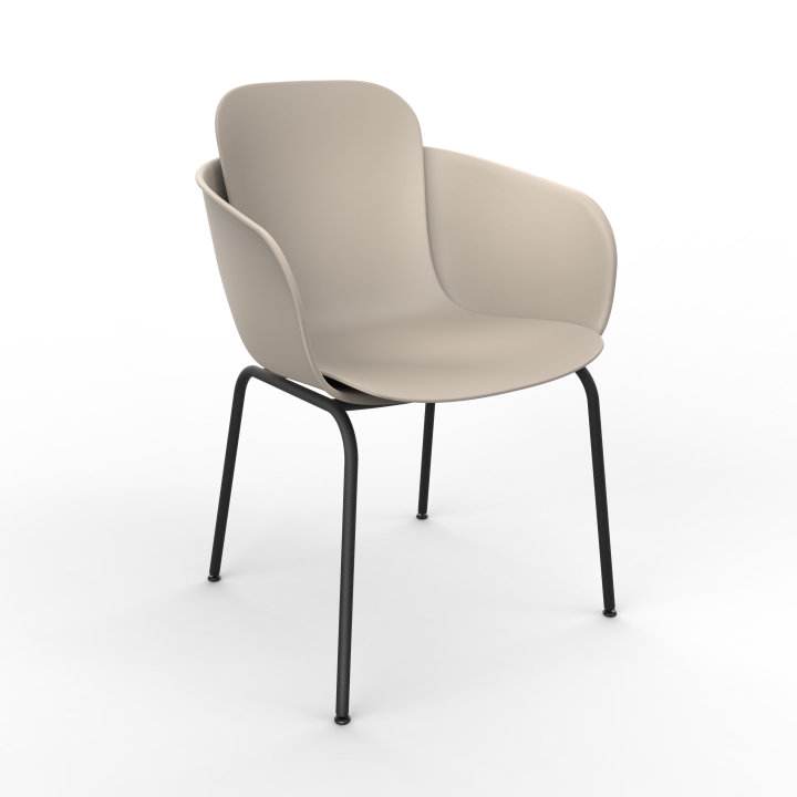 SACKit Dining-Stuhl PATIO in Farbe Taupe
