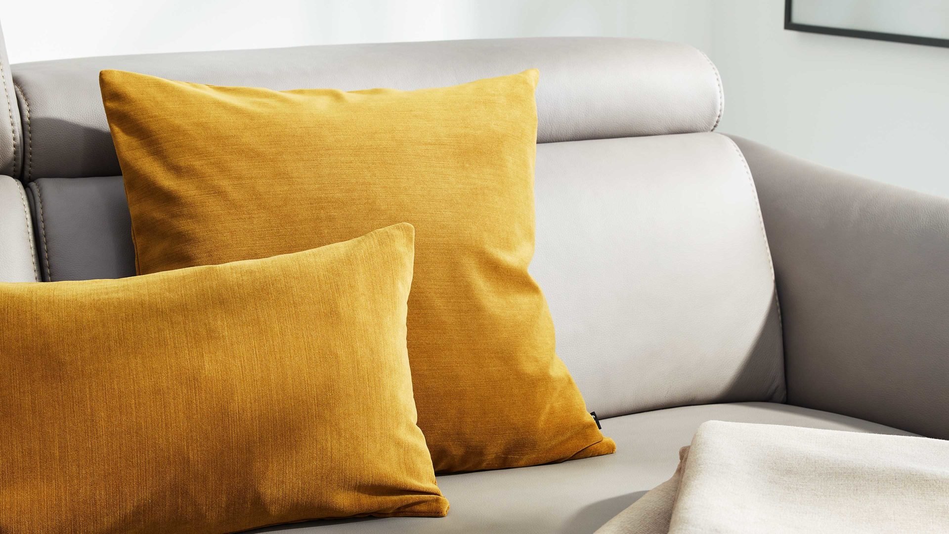 Interliving Kissenhülle IL-9105 ca. 50x50cm in Farbe gold