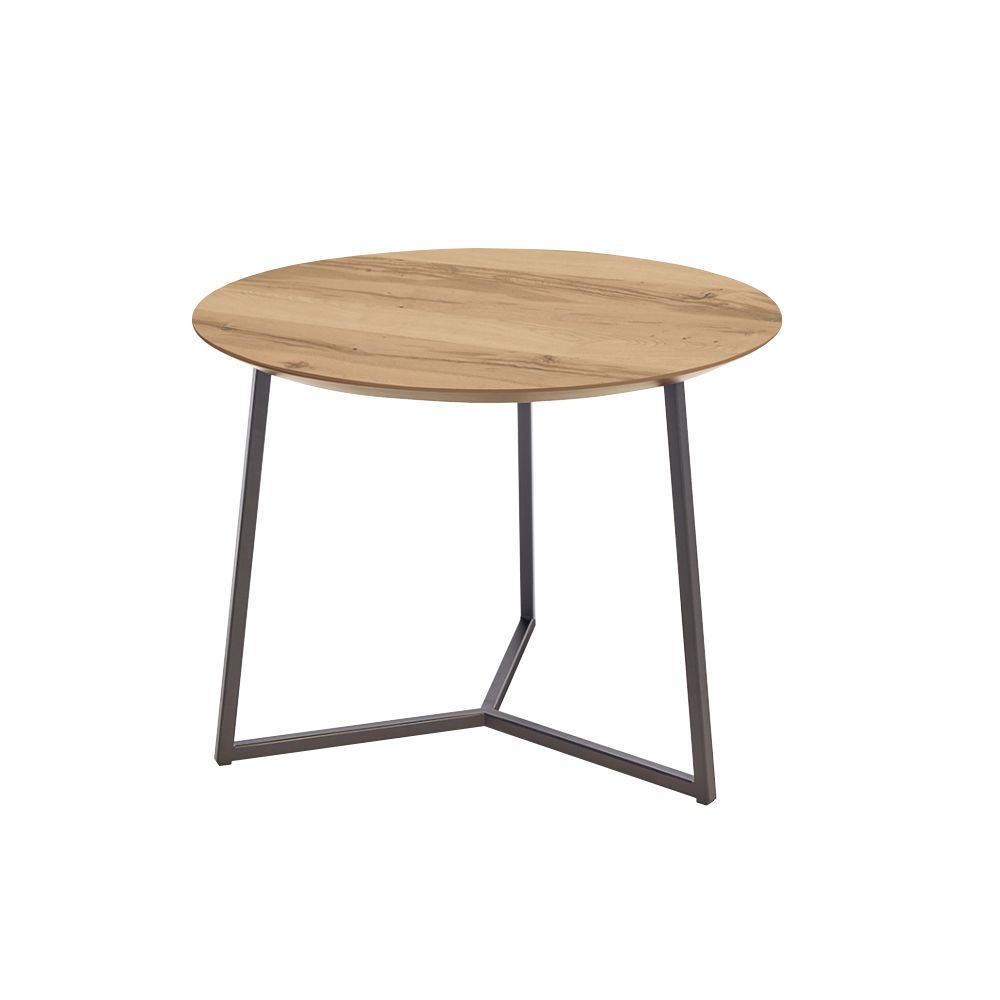 SCHÖNER WOHNEN-Kollektion Couchtisch CONNECT Ø ca. 55 cm, Höhe ca. 42 cm in Eiche rustico hell geölt