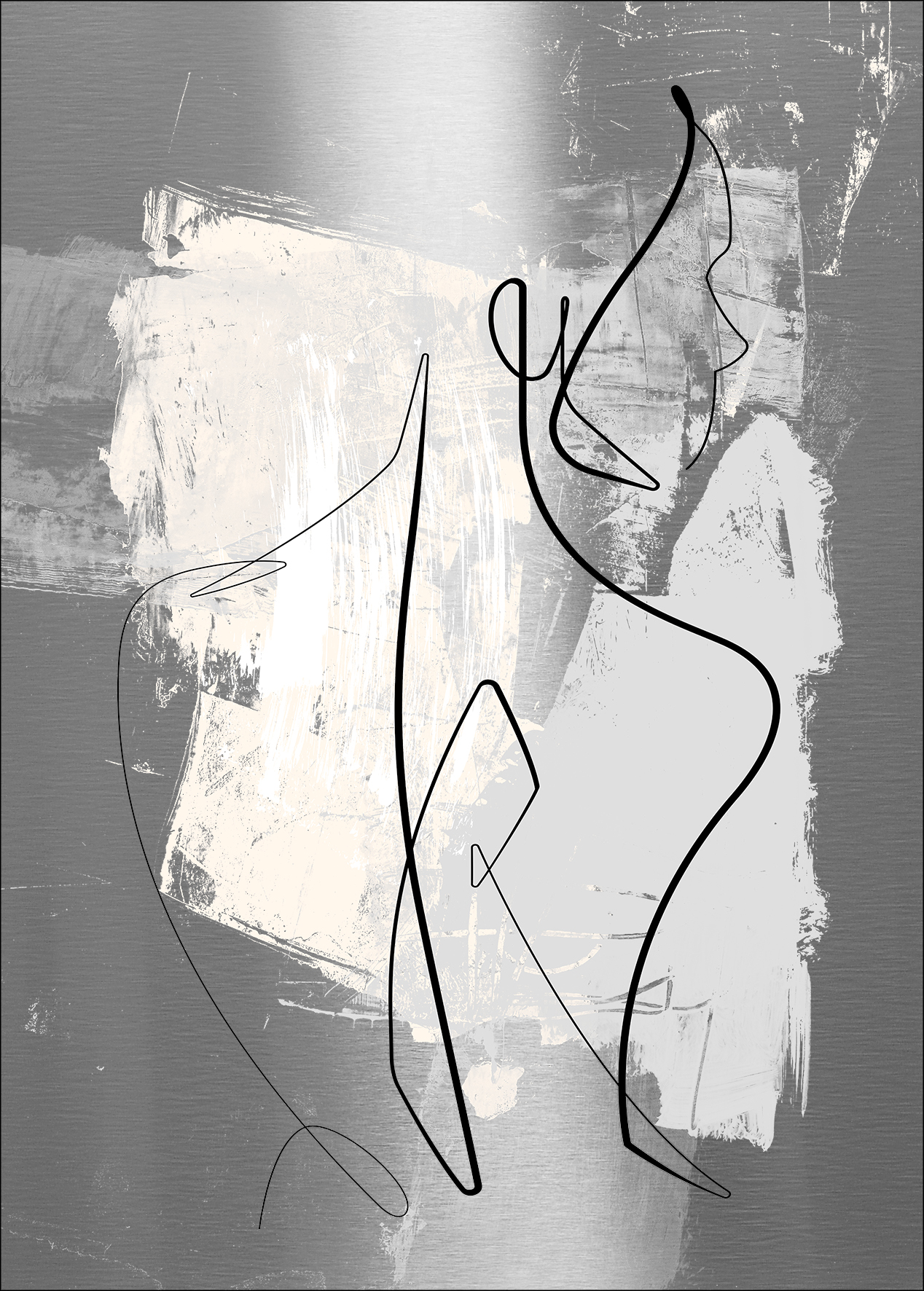 ProArt Alu-Art 70x100cm Figure Lines II