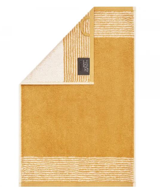Cawö Gästetuch TWO-TONE 30x50cm in Farbe gold, Dekoration für Zuhause, Teppich