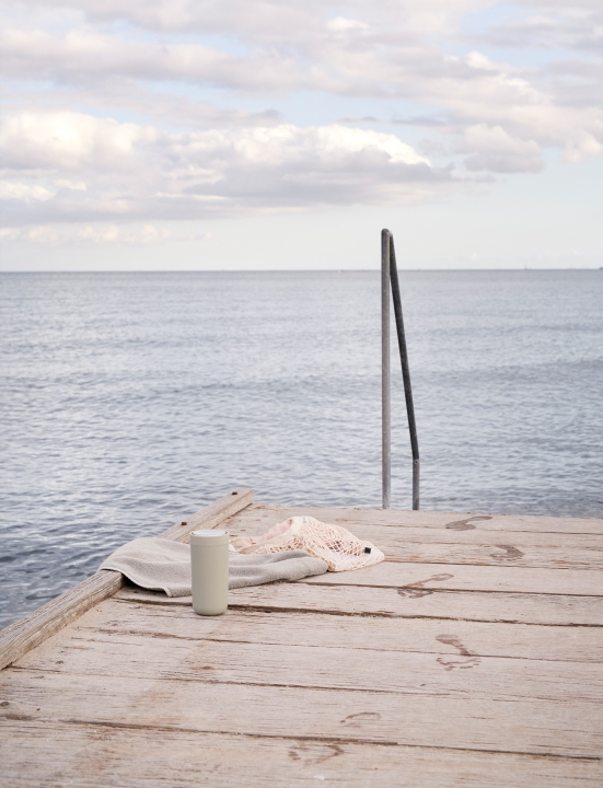 Stelton Thermobecher To Go Click 0,4 Liter in Farbe soft sand