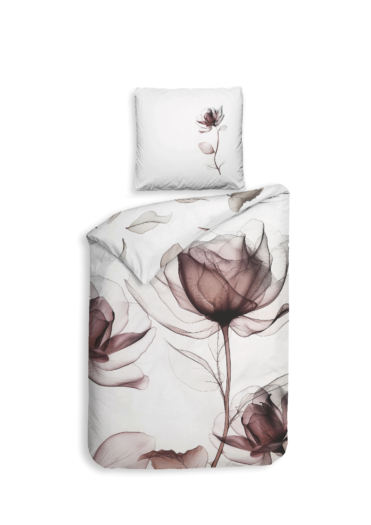 Bettwäsche Harriet 155x220 cm HARRIET 135 x 200 cm in White Bettwäsche Harriet 155x220 cm HARRIET 135 x 200 cm in White, bettwäsche, bettbezug, blumenmuster, rose, druck