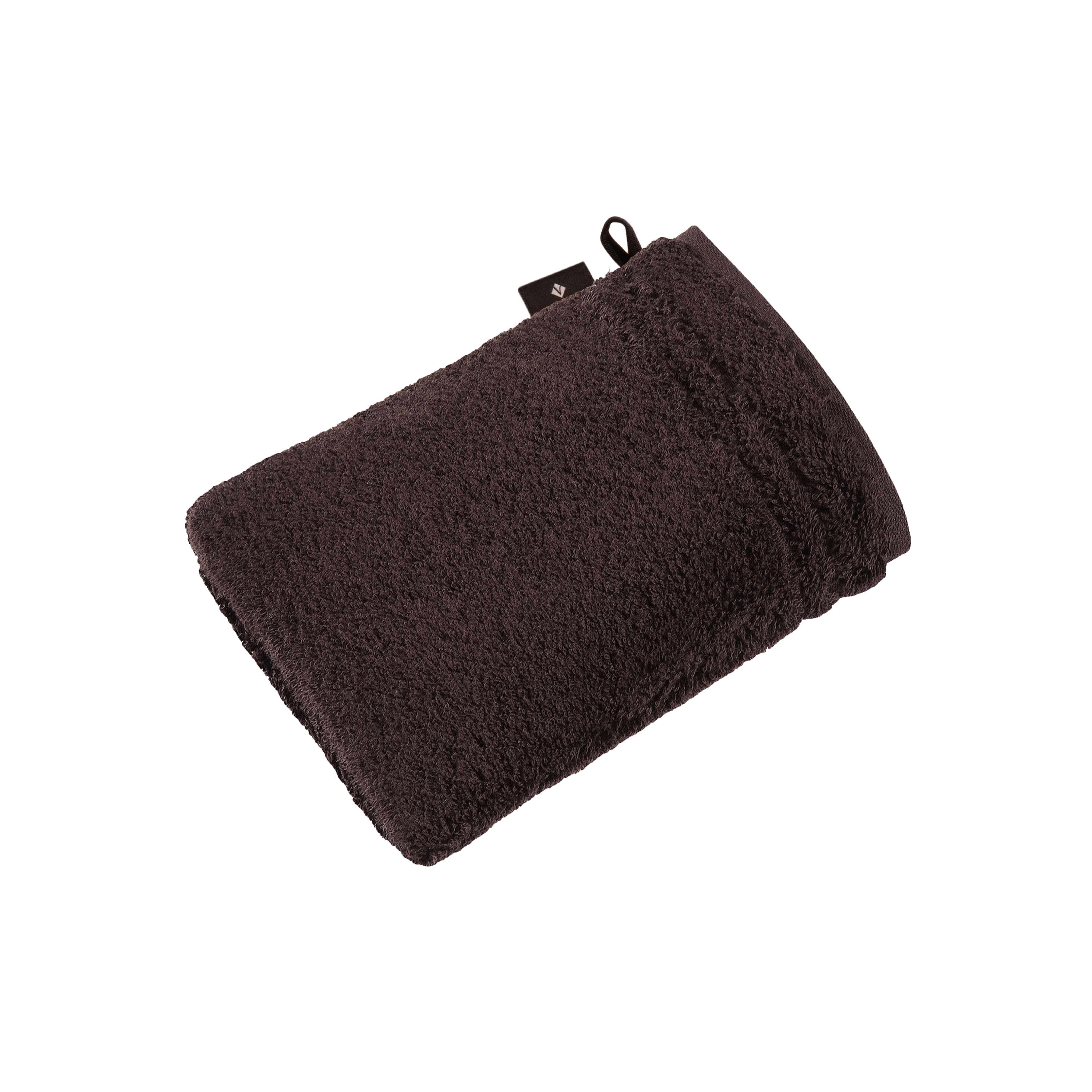 Vossen Waschhandschuh Vienna Style Supersoft ca. 16x22cm in Farbe dark brown